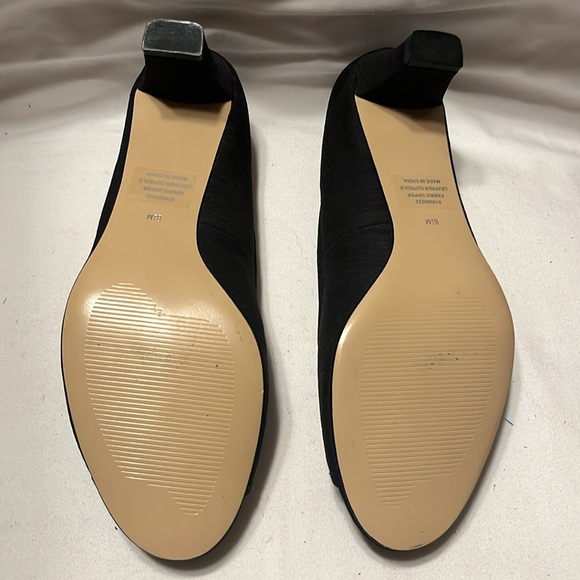 Cold water Creek Satin Hand Dyed Peep Toe Shoes 2” Heel size 8.5M - Picture 7 of 9